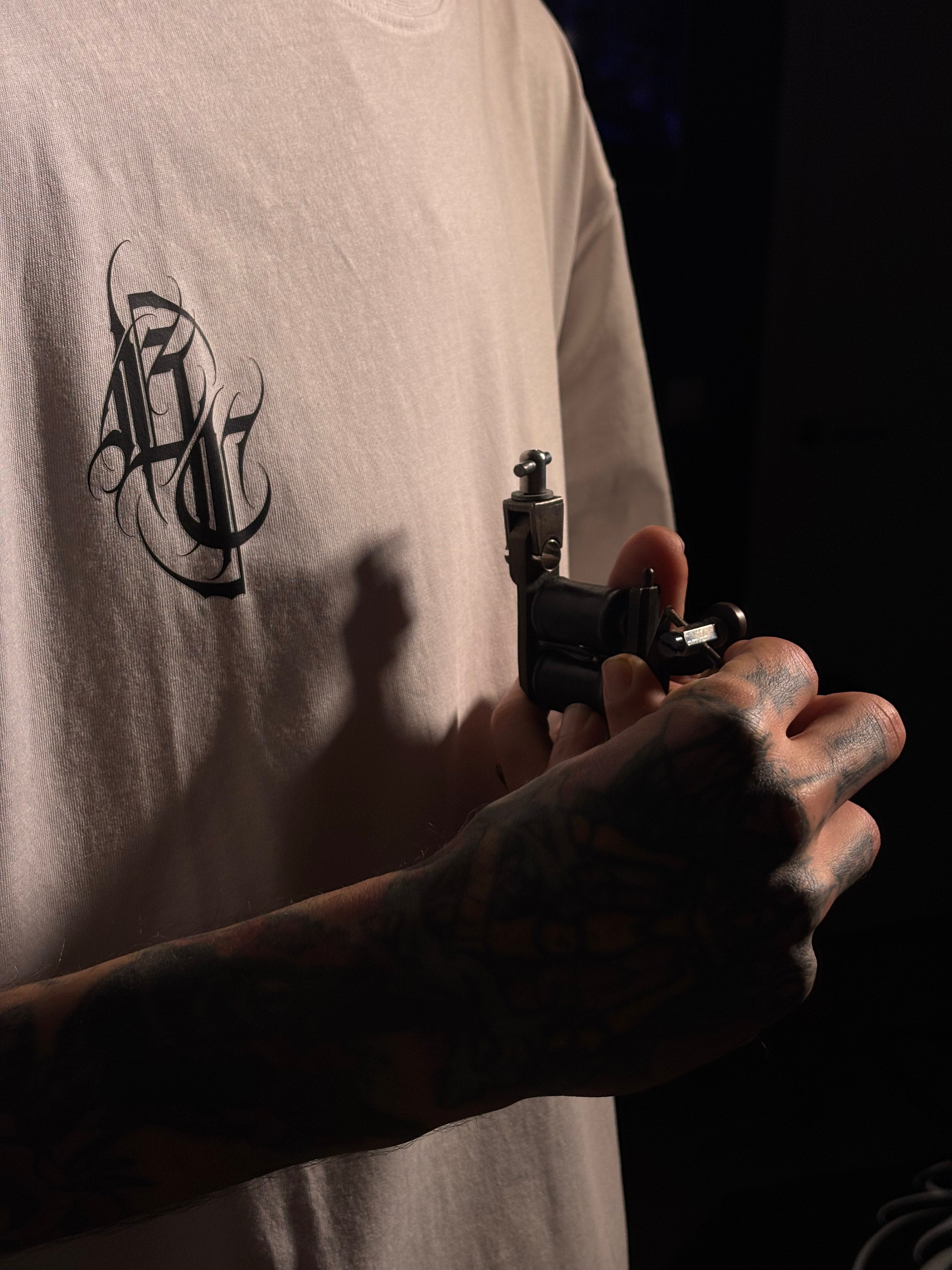 "Signature" T-shirt blanca