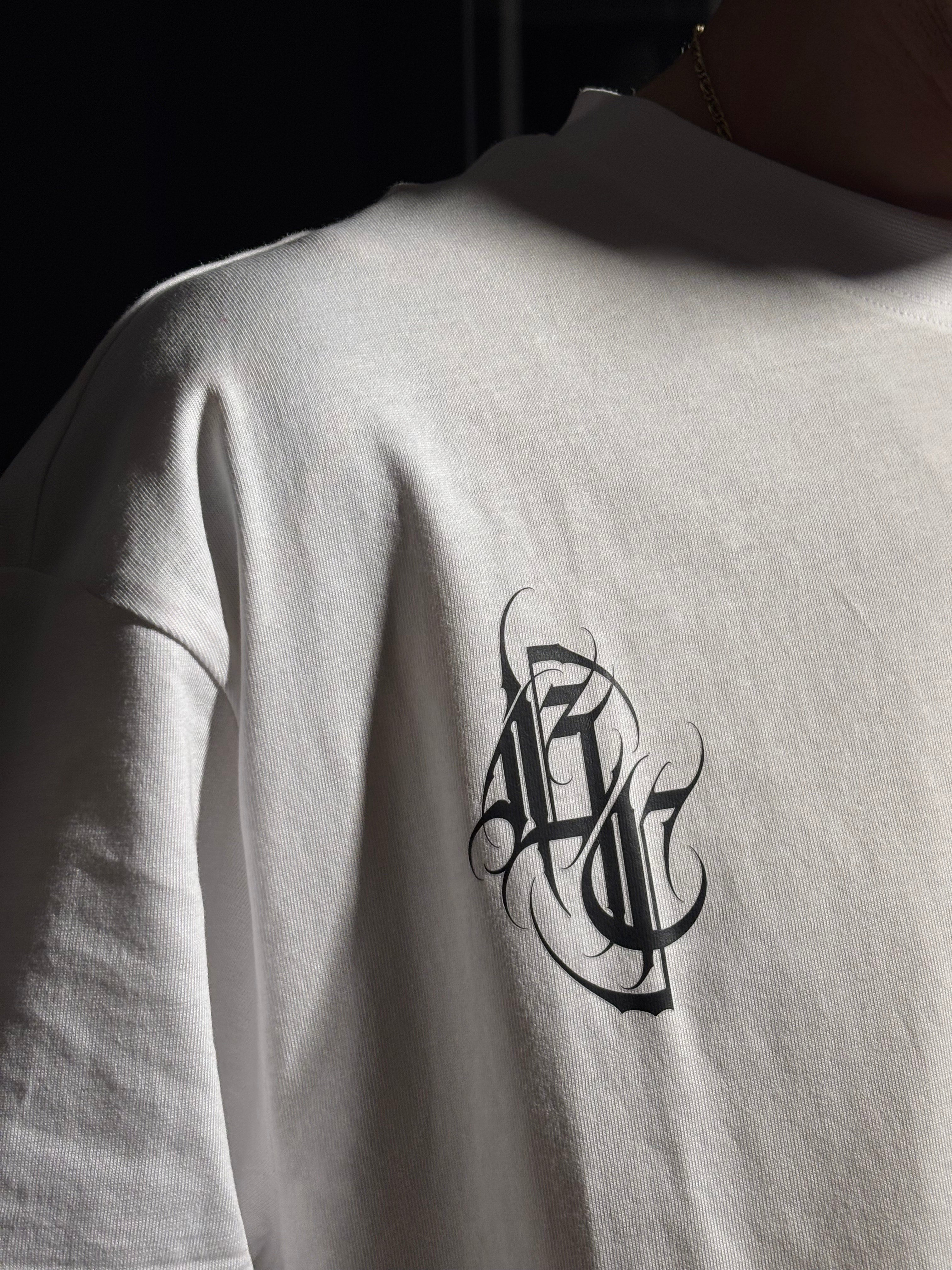 "Signature" T-shirt blanca